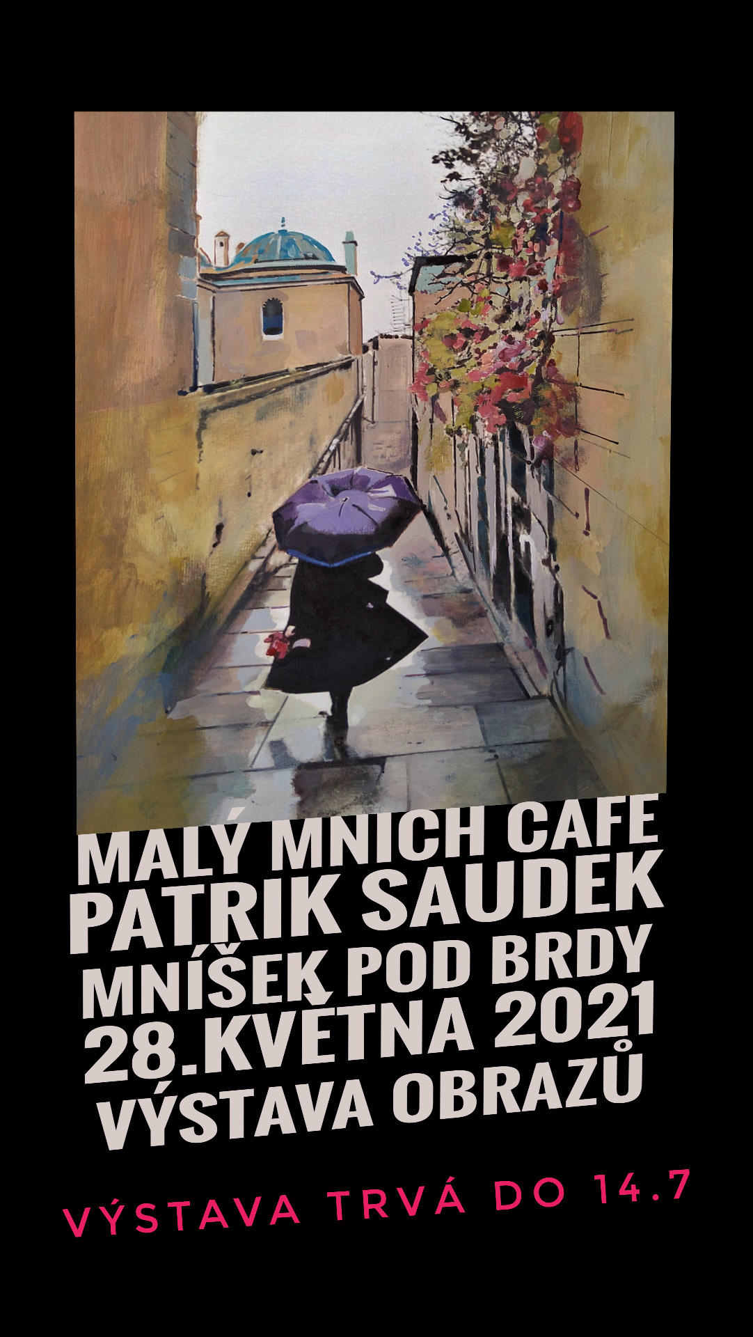 Patrik Saudek obrazy Malý mnich